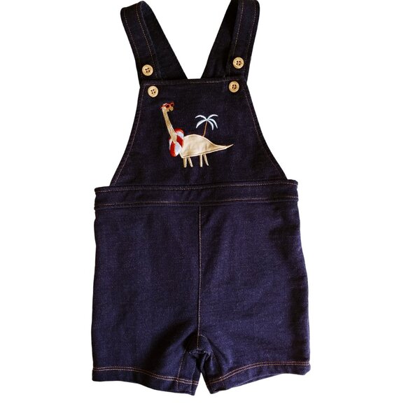Pekkle Dinosaur Shortalls 24 Months - Picture 1 of 7